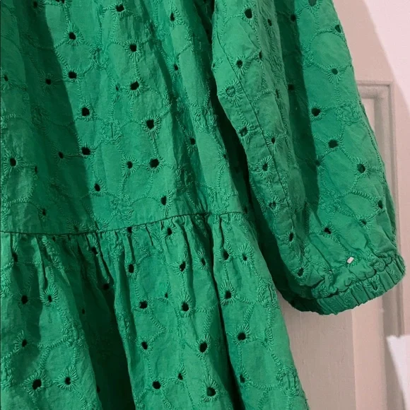 Crown & Ivy Emerald Eyelet Blouse - Picture 6 of 12